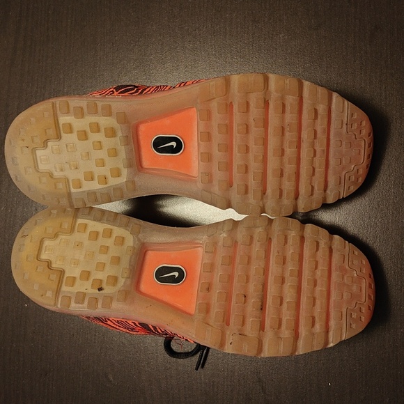 Nike Air Max 2016 Print Crimson Orange Athletic Shoes Sneakers Mens Size 8.5 - Picture 3 of 5